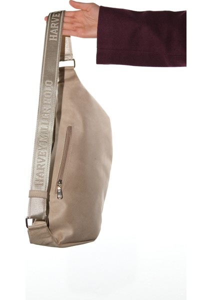 Venta Bej Süet Kadın Büyük Bel Çantası indirimleri