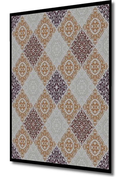 Geometrik Desenli Ahşap Dekoratif Tablo Dikdörtgen Tablo indirimleri