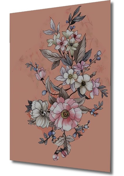 Rüya Bahçesi Sulu Boya Görünümlü Ahşap Dekoratif Tablo Dikdörtgen Tablo modelleri