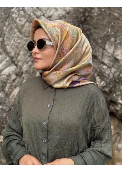 Nostalji Sura Ipek Eşarp 8973-331