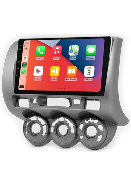 Maitec M-T-C 432 Serisi Honda Jazz City 2002 2008 4+64GB Multimedya Teyp