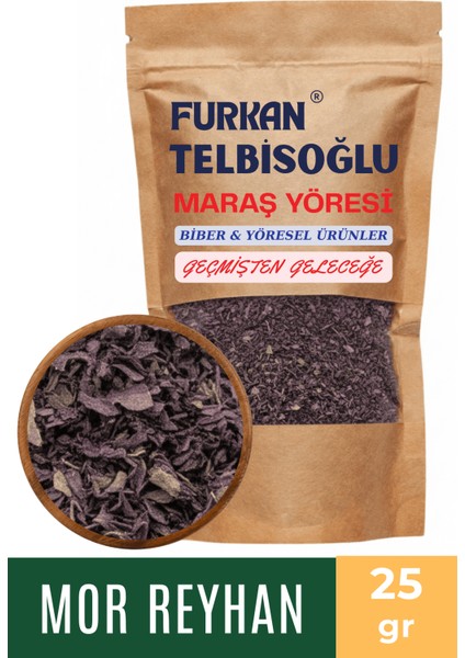 Mor Reyhan Elenmiş - ( Organik , Yöresel, Elenmiş) 25GR