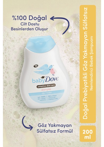 Hoş Geldin Bebek Seti,doğal Prebiyotikli Göz Yakmayan Sülfatsız Losyon 400 Ml& Şampuan 200ML, Saç ve Vücut Şampuanı 200 ml indirimleri