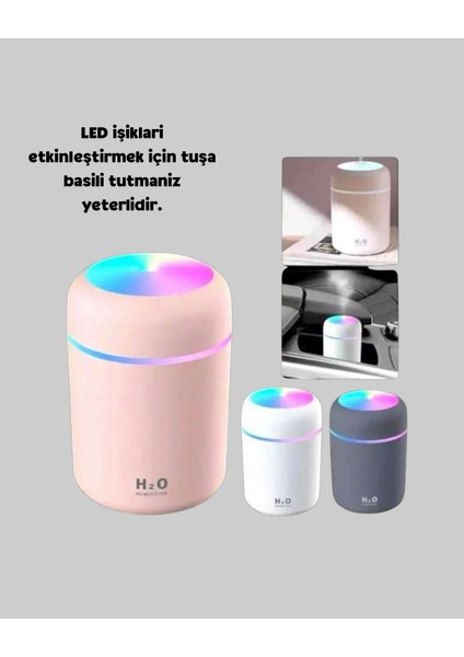 Mtxdpn Taşınabilir USB Mini Nemlendirici – LED Aydınlatmalı, Çift Püskürtme Modu fırsatları
