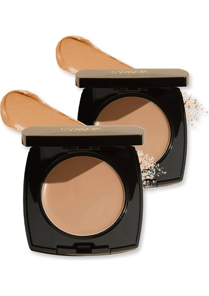 Power Stay Kremsi Pudra Fondöten - 210N Light Beige Ikili Set