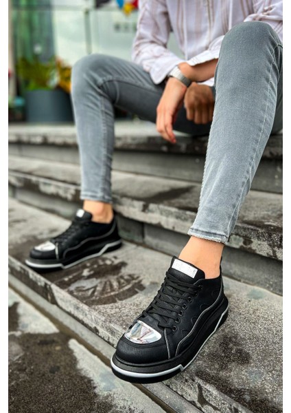 CH183 - Cst Jet Setter Mirror Erkek Ayakkabı Sıyah/gumus modelleri