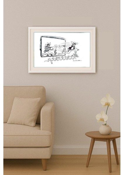 Alex Noel Watson 35x25cm Orijinal Karikatür Tablo indirimleri