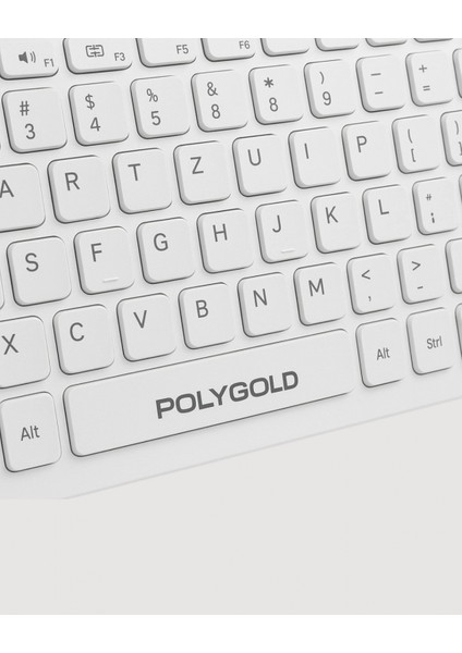 Beyaz Kablosuz Klavye Fare Seti Kablosuz Fare USB Alıcı Pc Uyumlu indirimleri