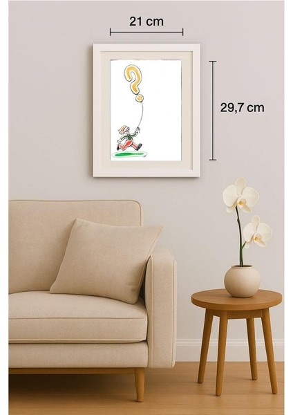 Mehrdad Samadi Zakaria 29X21CM Orijinal Karikatür Tablo indirimleri