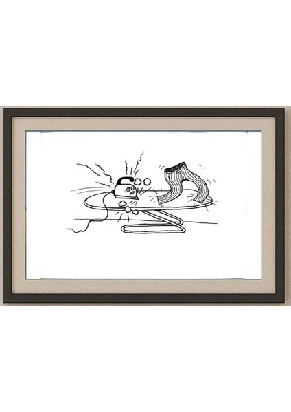 Shaihislamova Nelli 29X21CM Orijinal Karikatür Tablo