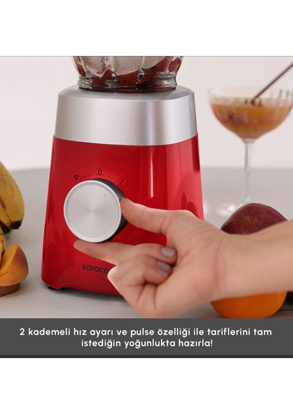 Smotie Blender 1000 W Güç, 1,5 L Cam Hazne Buzlu Içecekler Ya Da Soğuk Karışımlar Paslanmaz Çelik Bıçaklar ve 2 Kademeli Hız fırsatları