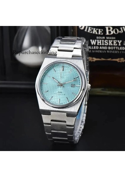 Analog Quartz Makina Metal Erkek Kol Saati Mavi Kadran fırsatları