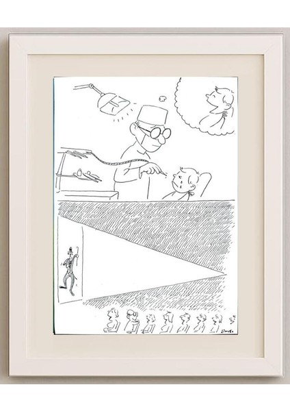 Norio Yamano 36x26cm Orijinal Karikatür Tablo fırsatları