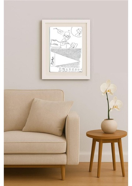 Norio Yamano 36x26cm Orijinal Karikatür Tablo indirimleri