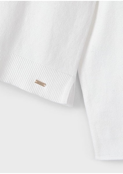 Ekru Kız Çocuk Balıkçı Yaka Kazak 00313 modelleri