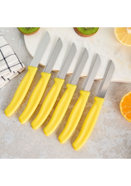 Mira 6 Parça Meyve Bıçak Seti Sarı
