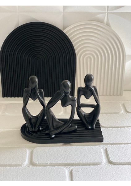 Soyut Düşünür Heykel Set