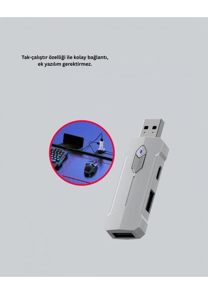 Profesyonel Mobil Oyun Seti | Yüksek Dpı Mouse + Ergonomik Klavye modelleri