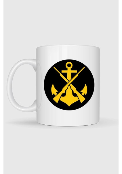 Deniz Piyade Subay Sınıf Işareti Tasarımlı Kupa Bardak fiyatları