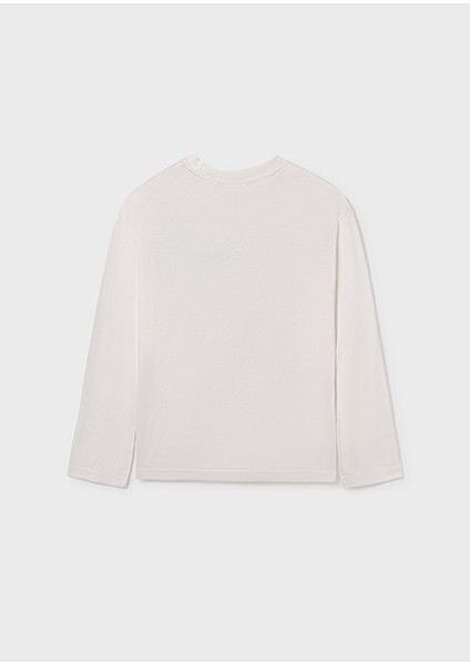 Krem Erkek Çocuk Uzun Kollu T-Shirt 7003 fırsatları
