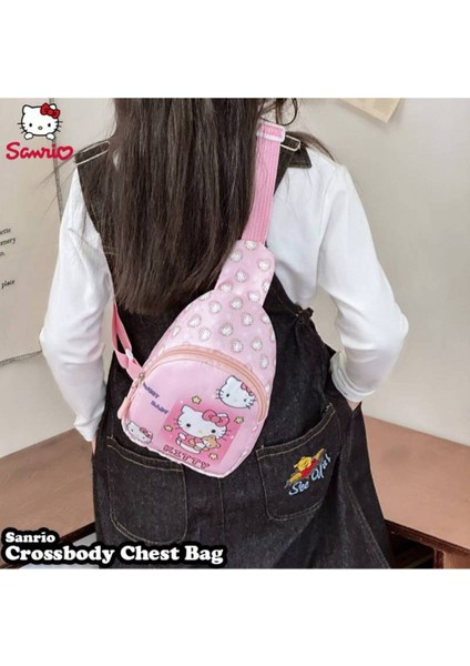Çocuk Omuz Çantası Hello Kitty Figürlü Küçük Boy Pembe (15CM * 12 Cm) AD85427 modelleri