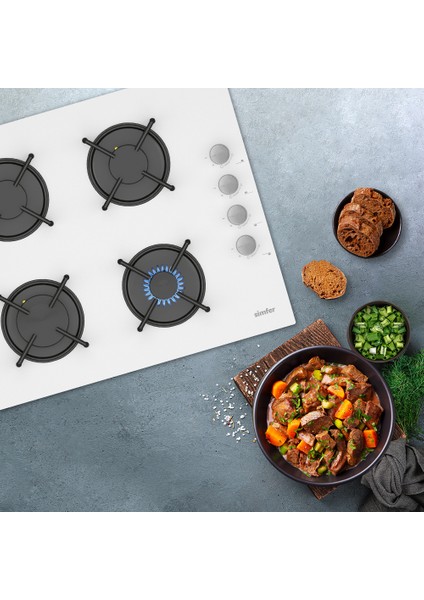 Ankastre Beyaz Cam Set 4 Fonksiyon indirimleri