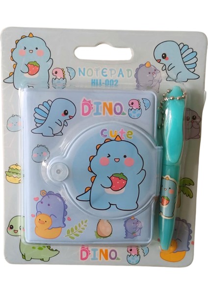 Kalemli Mini Defter 1 Adet- Dinazor Figürlü