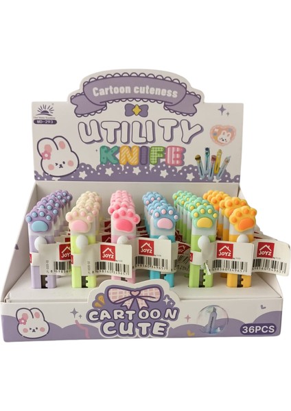 Figürlü Maket Bıçağı Falçata - 1 Adet - Pati Figürlü modelleri