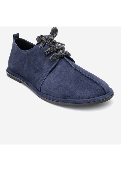 Denora Lacivert Süet Hakiki Deri Kadın Günlük Ayakkabı modelleri