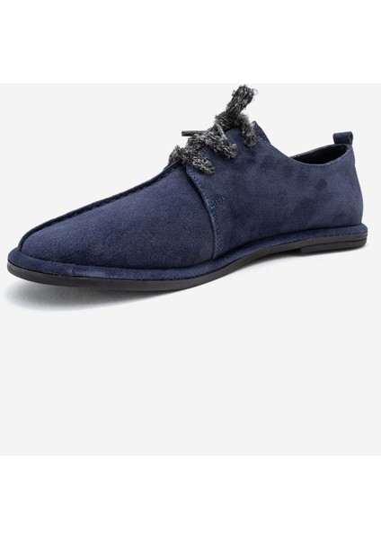 Denora Lacivert Süet Hakiki Deri Kadın Günlük Ayakkabı fırsatları