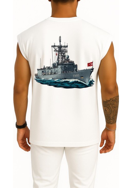 Oversize Tcg Gelibolu Seyir Temalı Cep ve Sırt Tasarımlı Atlet fiyatları