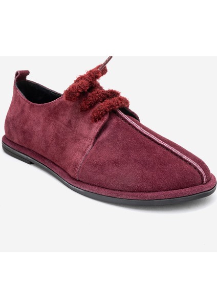 Denora Bordo Süet Hakiki Deri Kadın Günlük Ayakkabı modelleri