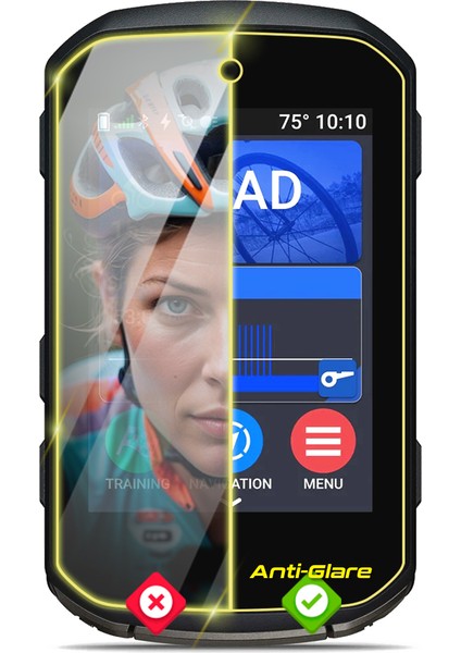 Garmin Edge 550-850 Bisiklet Bilgisayarı Ipg Anti-Glare Parlama Önleyici Mat Ekran Koruyucu (2 Adet) fiyatları