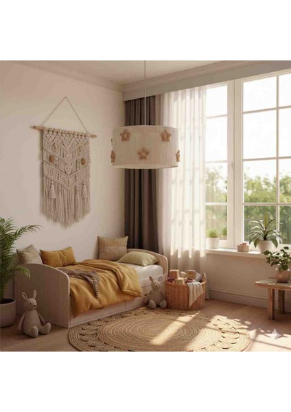 Bohem Avize, Yatak Odası Avize, Çocuk Odası Avize, Salon Avize, Boncuk Detaylı Avize(Kablo Dahil)