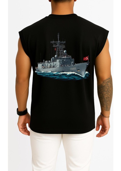 Oversize Tcg Gelibolu Seyir Temalı Cep ve Sırt Tasarımlı Atlet fiyatları