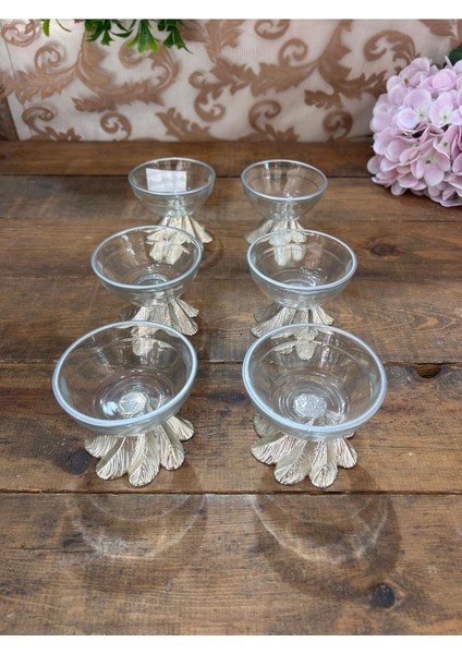 6 Lı Büyük Gümüş Lokumluk