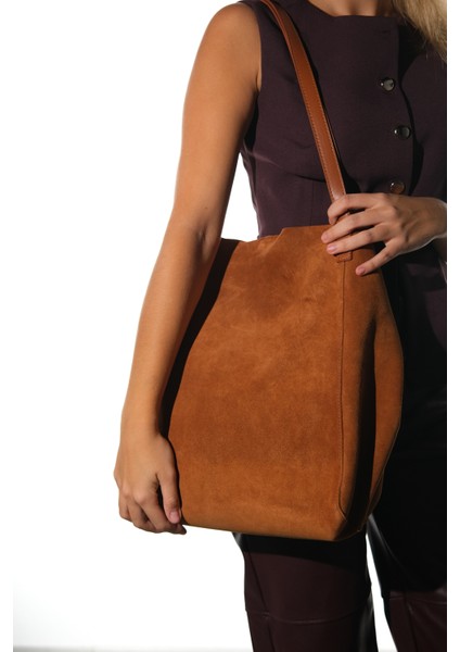 Alfred Taba Hakiki Deri Süet Kadın Omuz Çantası fiyatları