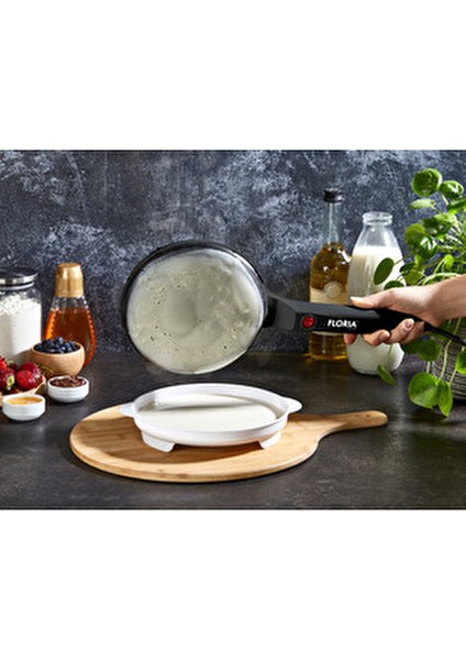 zln7910 elektrikli krep makinesi | 700w | yapışmaz yüzey | otomatik sıcaklık kontrolü | bpa free