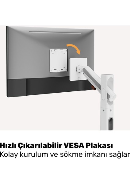 STD5611TW 17"-35" Amortisörlü Tekerlekli Vesa Uyumlu Dikey/yatay Mobil Monitör/tv Standı fırsatları