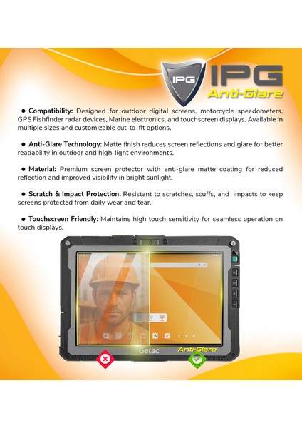 Panasonic Toughbook 40/ Fz-40 Endüstriyel Laptop 14" Ipg Anti-Glare Parlama Önleyici Ekran Koruyucu fırsatları