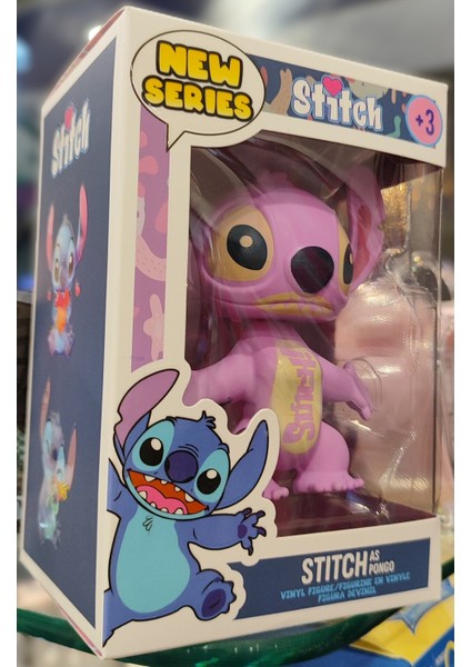 Stitch 12CM Figür Oyuncak Pembe AD63555