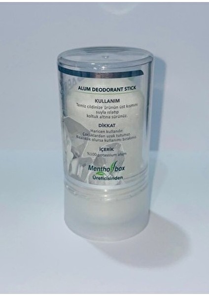 Roll On Ter Önleyici Kokusuz Kristal Doğal Tuz Crystal Alum Deodorant Stick Unisex 120 gr fiyatları