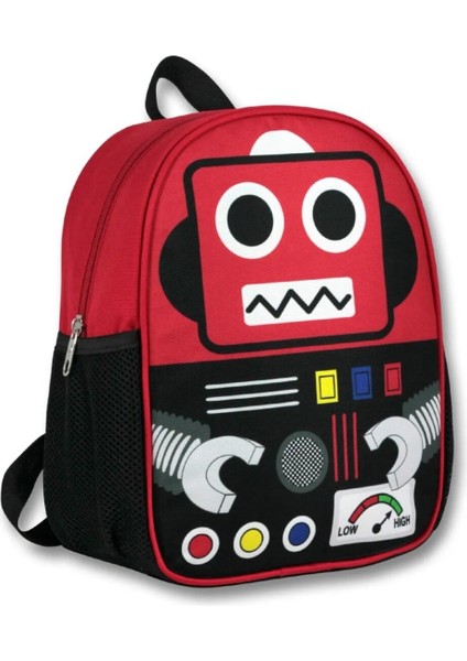 Anaokulu Için Çocuk Sırt Çantası Robot Figürlü