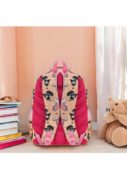 2'li Çocuk Sırt Çantası Seti Kuromi Figürlü (Sırt Çantası/beslenme Çnt.) modelleri