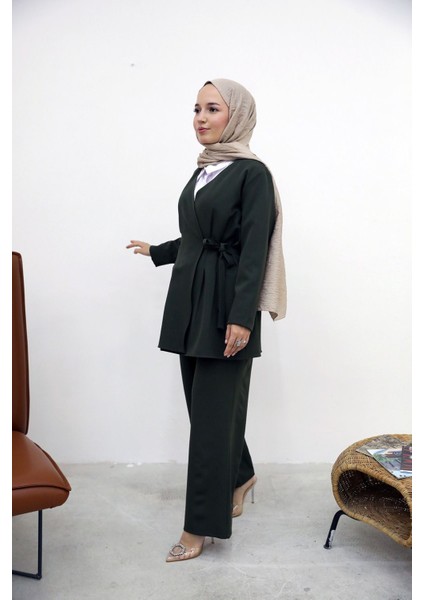 Pensli Bağlamalı Takım-Haki fiyatları