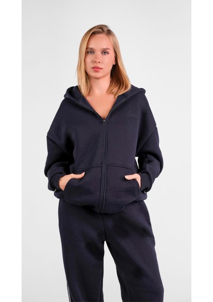 Elora Yumuşak Dokulu 3 Iplik Kadın Eşofman Takımı