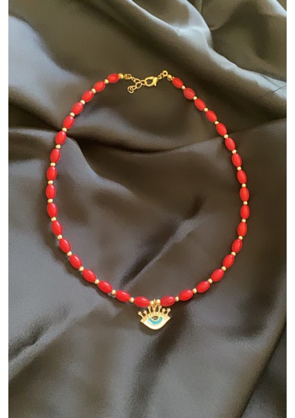 Göz Figürlü Doğaltaş Kolye fiyatları