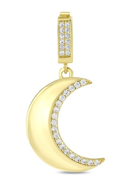 Altın Hilal Kolye Ucu - 14K fiyatları