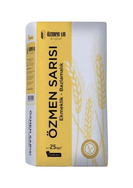 Özmen Özmen Sarısı Ekmeklik - Bazlamalık Un (25 Kg)