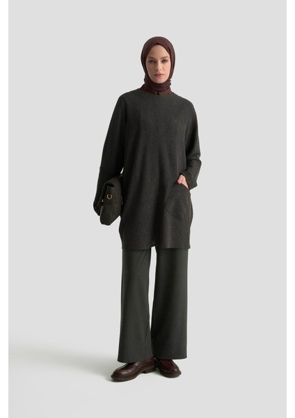Basic Örme Tunik 25KD1118 Siyah fiyatları